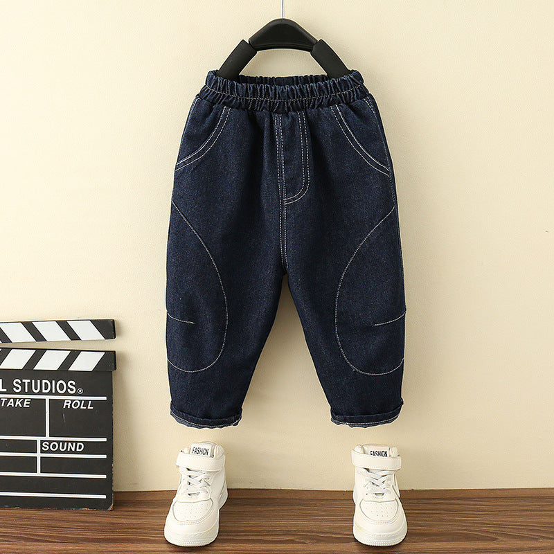 Toddler Boys Pants Boys' Spring and Autumn Casual Jeans