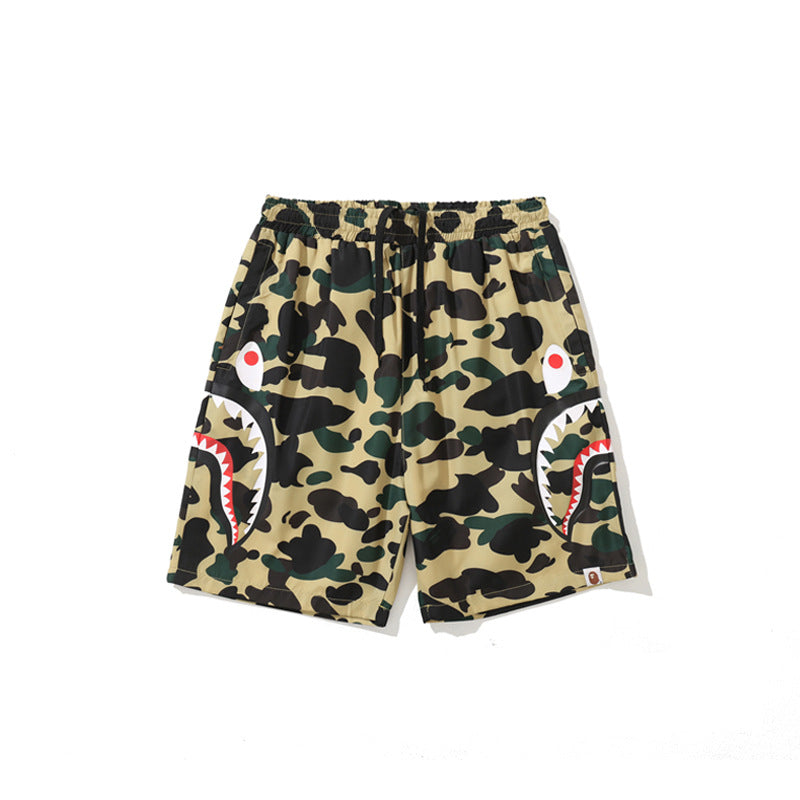WGM Closing Men's Shorts Elastic Waist Casual Shorts