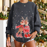Preppy Aesthetic Sweatshirt Sweater Printed Sweater for Women