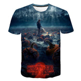 Stranger Things T Shirt 3D Printed Crew Neck T-shirt