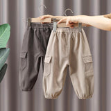 Toddler Boys Pants Boys Cargo Pants Spring and Autumn Leisure