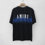 Amiri T Shirt Casual Hip Hop High Street round Neck Short Sleeve T-shirt