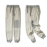 Kanye West Sunday Service Pant Patch Pocket Elastic Loose Sports Terry Trousers