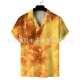 Men Beach T Shirts Spring Men's Short Sleeve Casual Shirt