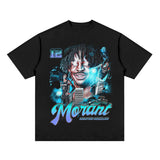 JA Morant Shirt JA Morant Printed Short-Sleeved T-shirt Sports Vintage Heavy Weight