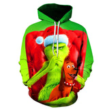 Grinch Hoodie 3D Printed Men's and Women's Hoodie Autumn