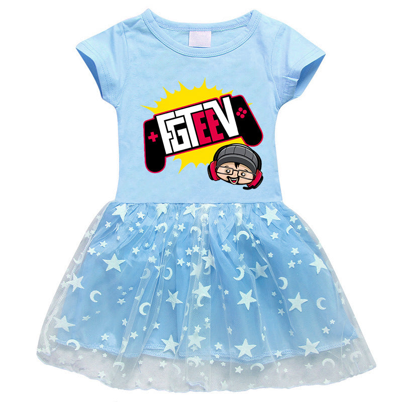 FGTeeV Summer Half Sleeve Thin Dress