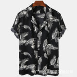Men Hawaii Shirts Summer Short Sleeve Men's Shirt