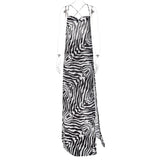 Victoria Beckham Dresses Summer Fashion Printed Sexy Dress