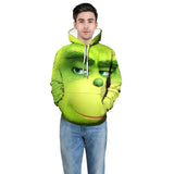 Grinch Hoodie Christmas Hoodie 3D Printed Hoodie Cosplay