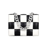 Sling Bags Woven Small Square Bag Summer Portable Women's Bag Chain Shoulder Bag