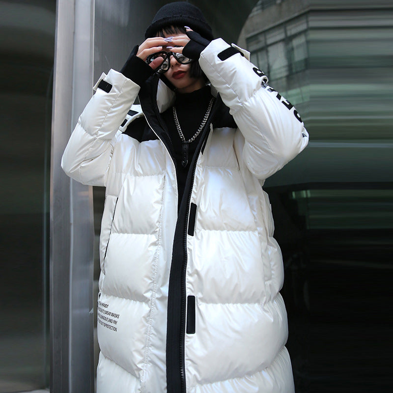 Women Winter Coats Puffer Jacket Down Coat Autumn and Winter Warm Winter Glossy Female Hooded