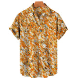 Men Beach T Shirts Men's Short Sleeve Shirt Printed Shirt