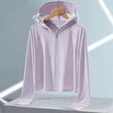 Sun Resistant Clothes Ice Silk Sun Protection Clothing Female UV Protection