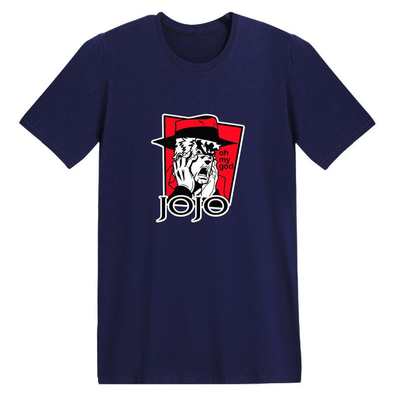 JoJo's Bizarre Adventure Dressing Printing Fashion Short Sleeve T-shirt