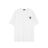 We11 Done T Shirts Luminous Flocking Bear Pattern Same Style for Men and Women