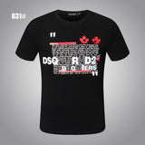 Dsq2 T Shirt Casual Sports Printed Short Sleeve Summer Men