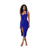 Daisy Buchanan Dress Hip Spaghetti Straps Women's Dress