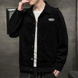 Corduroy Varsity Jacket Corduroy Coat Men's Spring/Autumn Casual Top Men's Fall Jacket Clothes