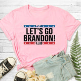Let'S Go Brandon T Shirt Men'S And Women'S Short-Sleeved T-Shirt Short-Sleeved Top
