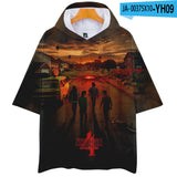 Hellfire Club Shirt Stranger Things Season 4 Hellfire Club Short Sleeve Summer