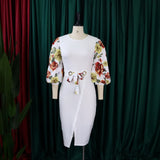 Nina Parker plus Size Dresses plus Size Temperament Dress