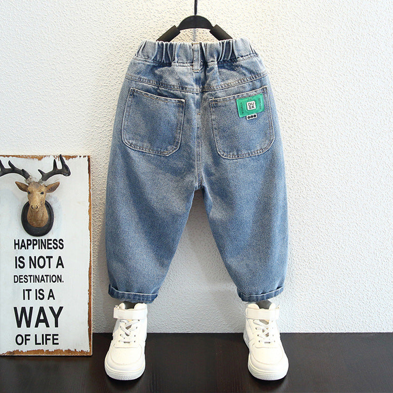 Toddler Boys Pants Boys' Jeans Spring and Autumn Casual