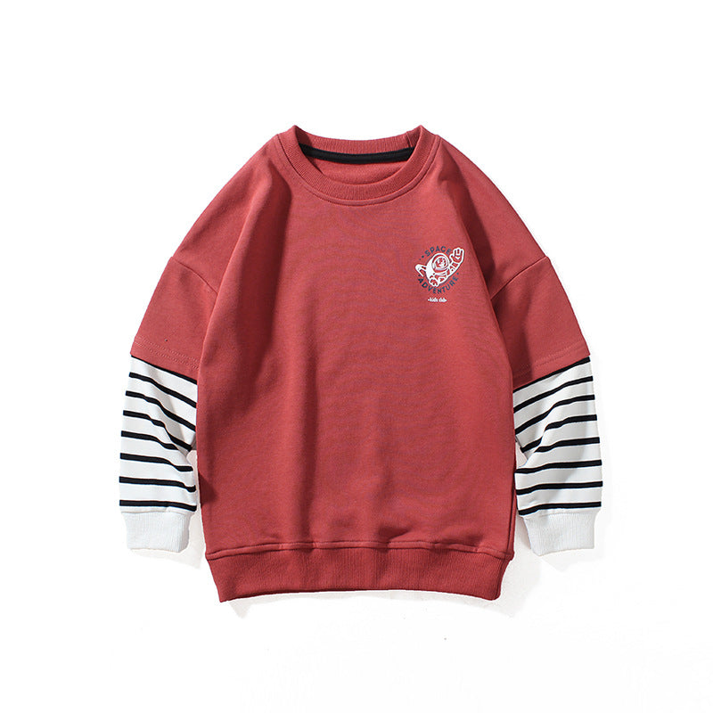 Children Boy Hoodie Spring Children Long-Sleeved Sweater Long Sleeve