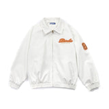 Black Varsity Jacket Men's PU Leather Jacket Autumn Coat Motorcycle Men's Letter Embroidered Complex Cardigan