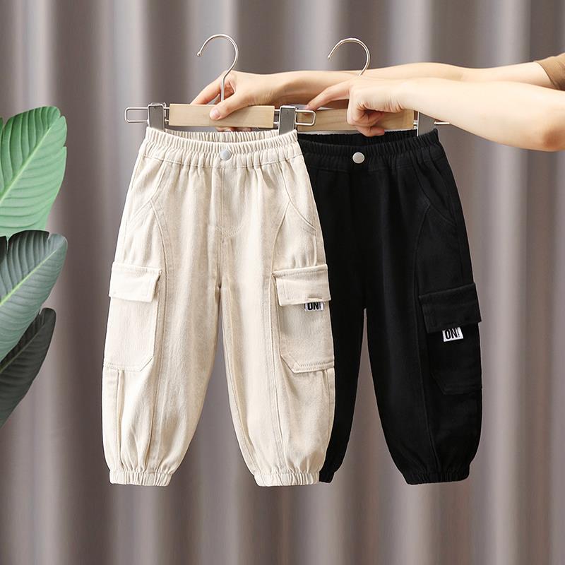 Toddler Boys Pants Boys Cargo Pants Spring and Autumn Leisure