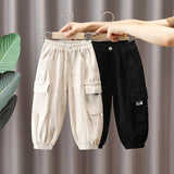 Toddler Boys Pants Boys Cargo Pants Spring and Autumn Leisure