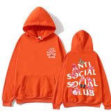 Anti Social Club Hoodie Printed Hoodie Fashion