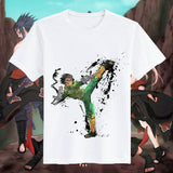 Itachi Uchiha Costume Naruto T-Shirt Naruto Sasuke Uchiha Skunk Kakashi Short Sleeve