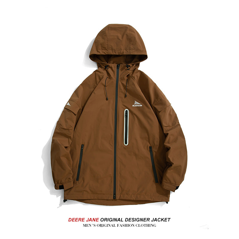 Men Jacket Spring Jacket Men's Loose Outdoor Leisure Jacket