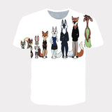 Bugs Bunny Shirt Short Sleeve Printed Casual Loose Sports