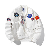 NASA Varsity Jacket Men's Embroidered Loose Women's Baseball Uniform