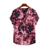 Men Hawaii Shirts Men's Loose Casual Short Sleeve Shirt