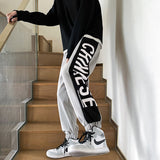 Men Pants Trendy Floral Print Casual Jumpsuit Men's Spring and Autumn
