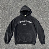 Saint Michael Hoodie Jerry Same Style Joint Name Fog Limited Heavy Distressed Vintage Hooded Sweater