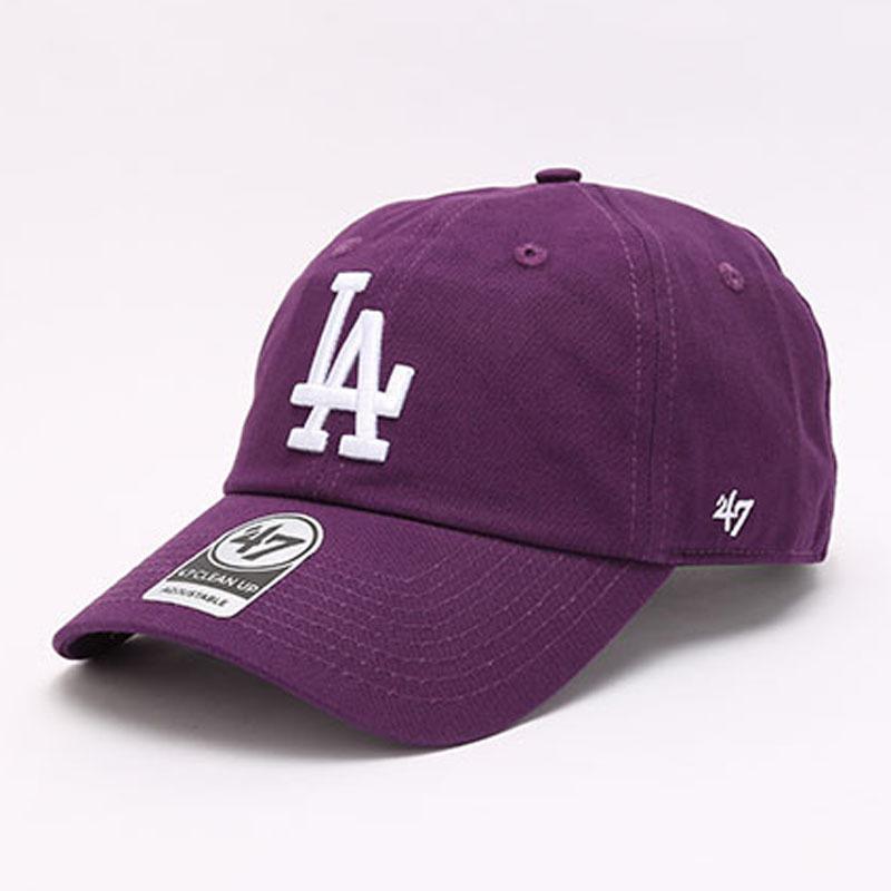 Dodgers and Yankees Baseball Cap 47brand Baseball Cap Female Dark Purple NY Embroidery Vintage Hat