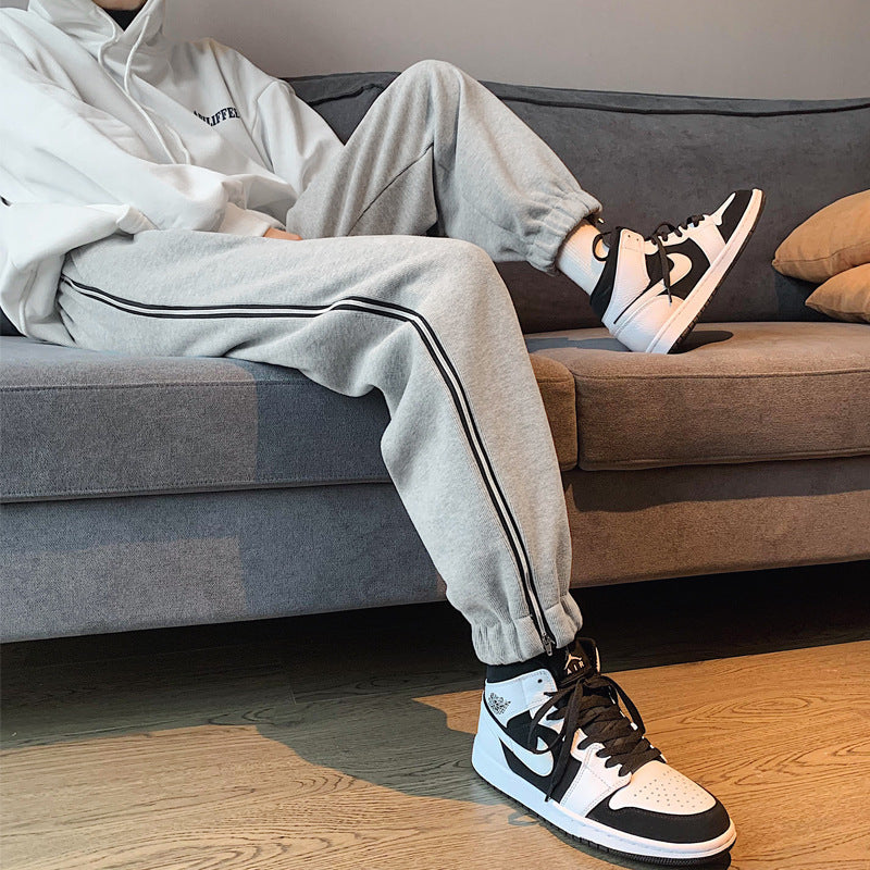Men Pants Sports Pants Men's Loose Pants Spring and Autumn Leisure Sweatpants
