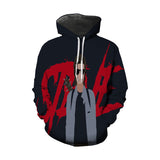 Stranger Things Hoodie 3d Digital Printing Coat Cartoon Anime Sweater Casual Loose-Fitting Hoodie