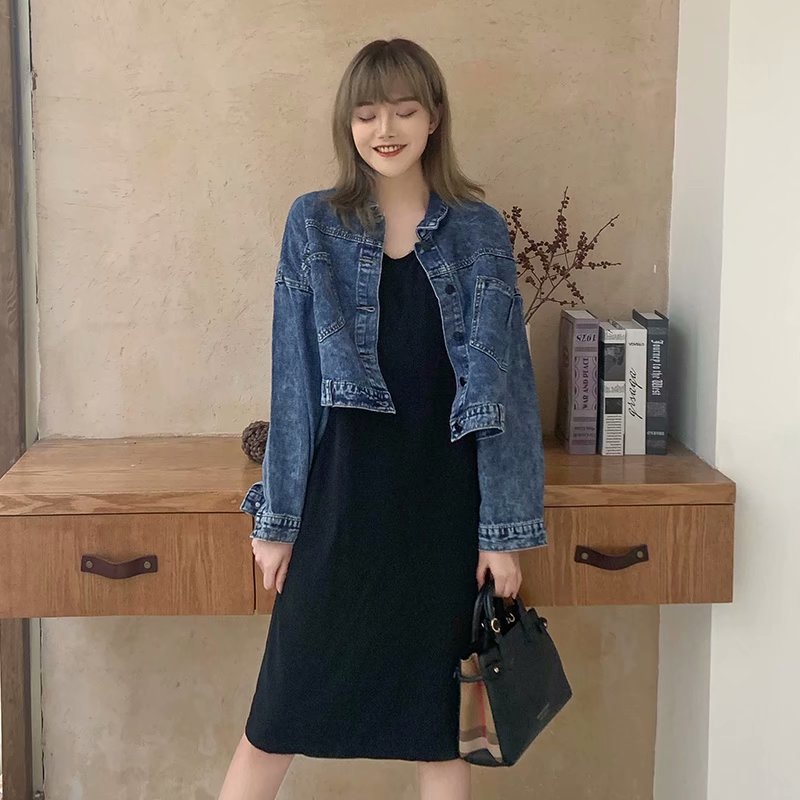 Men Denim Jacket Women's Spring Loose