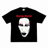 Marilyn Manson T Shirt Metal Rock Dark Vintage Crew Neck T-shirt