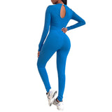 Women Fall Fall/Winter BM Style Crop-Top Tight-Fitting Jumpsuit