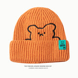 Toboggan Hat Woolen Cap Women's Autumn and Winter Knitted Hat All-Matching