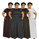 Nina Parker Black Dress plus Size Fashion Casual Set