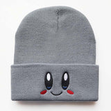 Smiley Face Cap Embroidery Knitted Hat Warm Pullover Cap