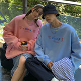 Men Sweatshirts Sweater Spring and Autumn Loose round Neck Hip Hop Men