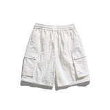 Men Shorts Summer Men's Decorative Casual Straight-Leg Shorts
